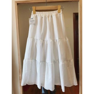 Chân Váy Midi Ba Tầng Liền