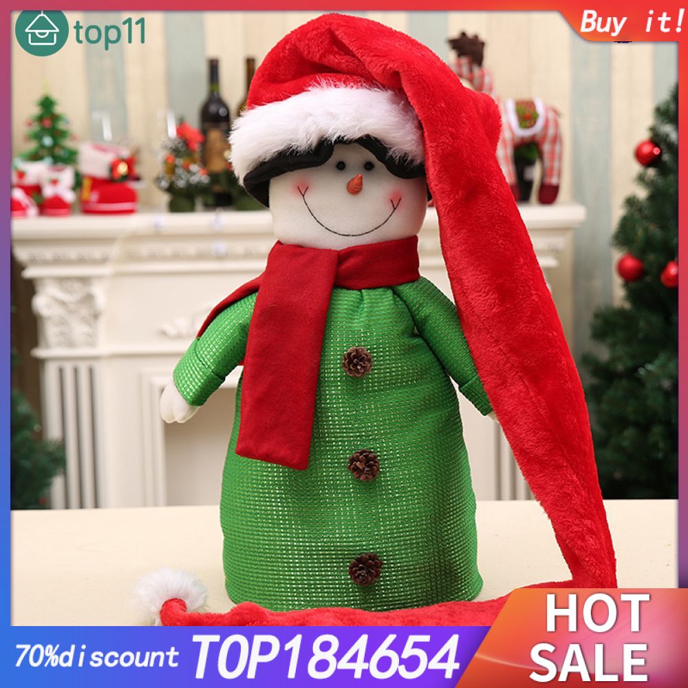 (Hàng Mới Về) Mũ Ông Già Noel Dài 50% Có 2 Kích Cỡ Trang Trí Giáng Sinh
