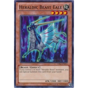 Thẻ bài Yugioh - TCG - Heraldic Beast Eale / CBLZ-EN014'