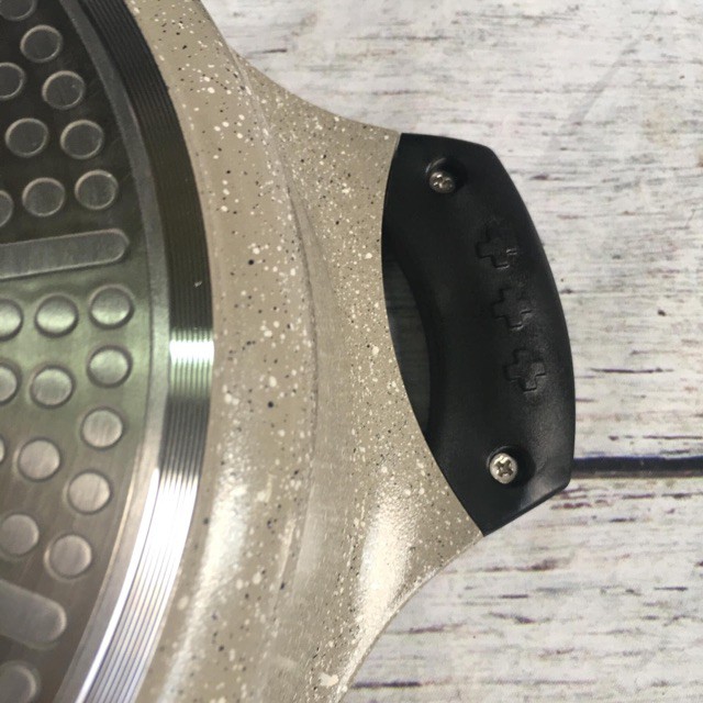 Nồi Đá 7 lớp stone phi 24cm lock&lock LCA6242D thành thấp