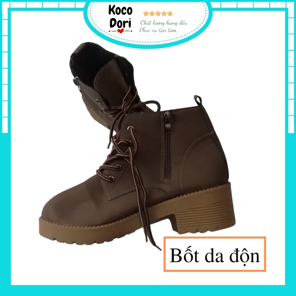 Boot nữ cổ ngắn Mã SP1203W - Koco Dori