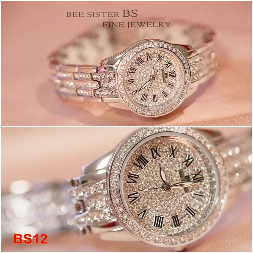 Đồng hồ nữ BS BEE SISTER đính đá thời trang BS11-12
