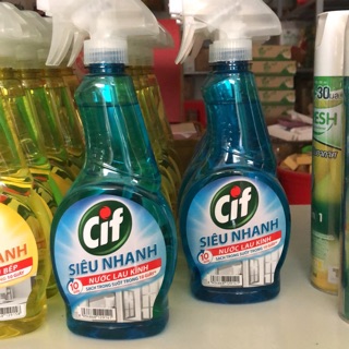 Nước lau kính Cif 520ml