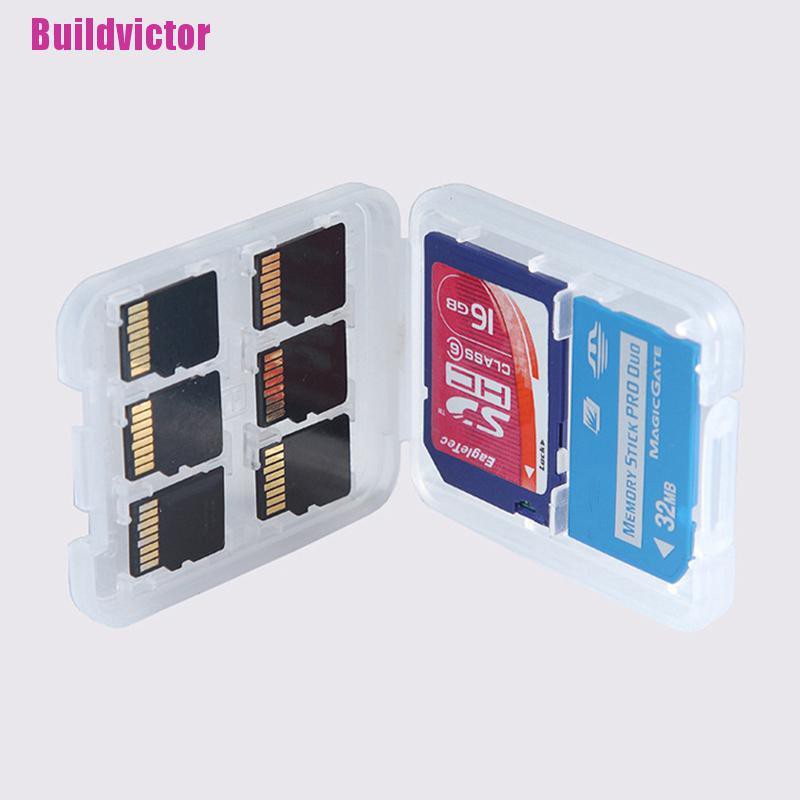 Hộp chia 8 ngăn cho thẻ nhớ Micro SD TF SDHC MSPD