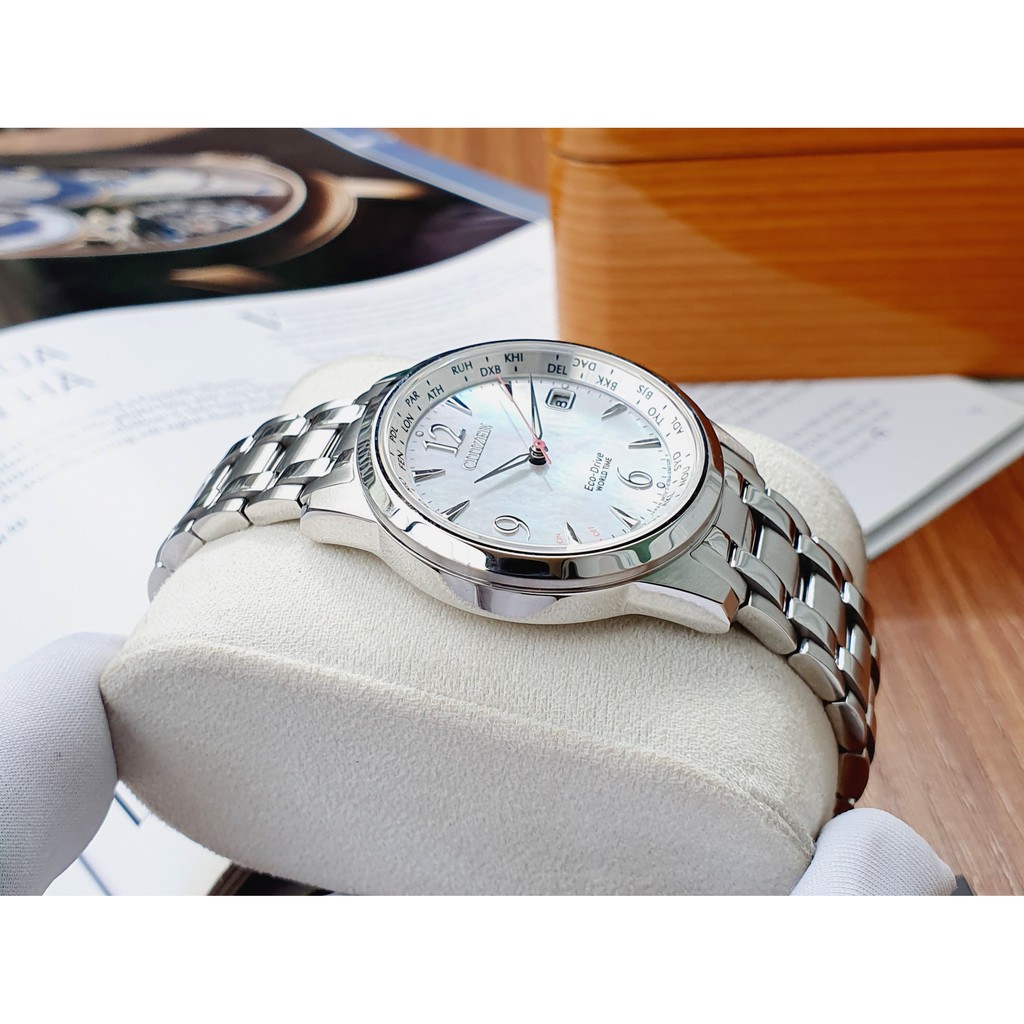 Đồng hồ nữ Citizen Eco-drive World time FC8000-55D