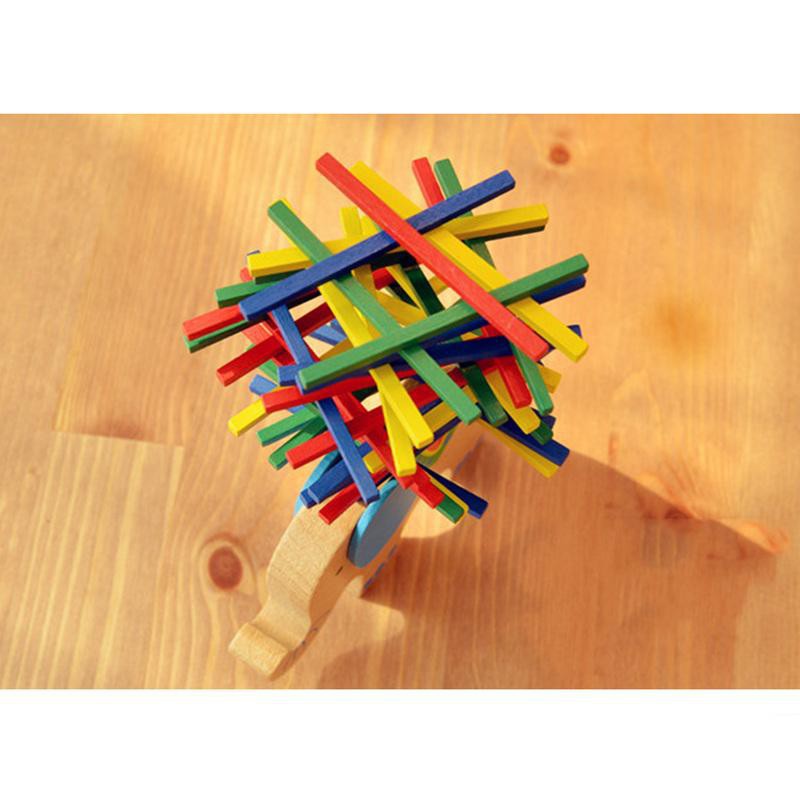 Đồ Chơi Gỗ Thông Minh Montessori Xếp Hình Voi Cân Bằng Jenga