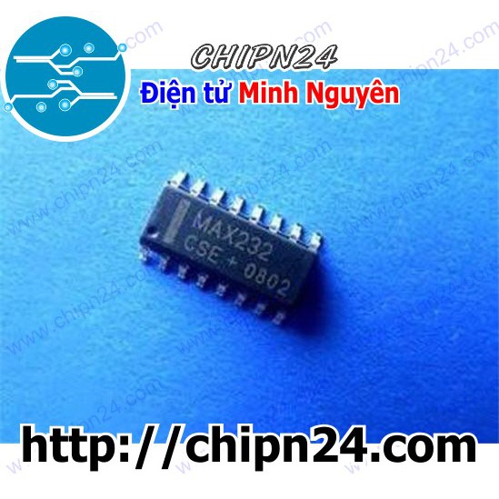 [3 CON] IC MAX232 SOP-16 (SMD Dán) (MAX232CSE 232)