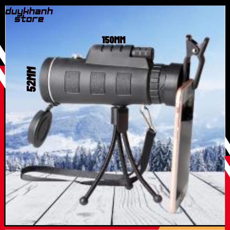 💥 HÀNG CAO CẤP💥Ống Nhòm Đơn Tích Hợp Ống Lens Camera Cho Điện Thoại-Full Phụ Kiện Giá Đỡ Kẹp-Đệm Lót Tầm Nhìn 2000m BH6T