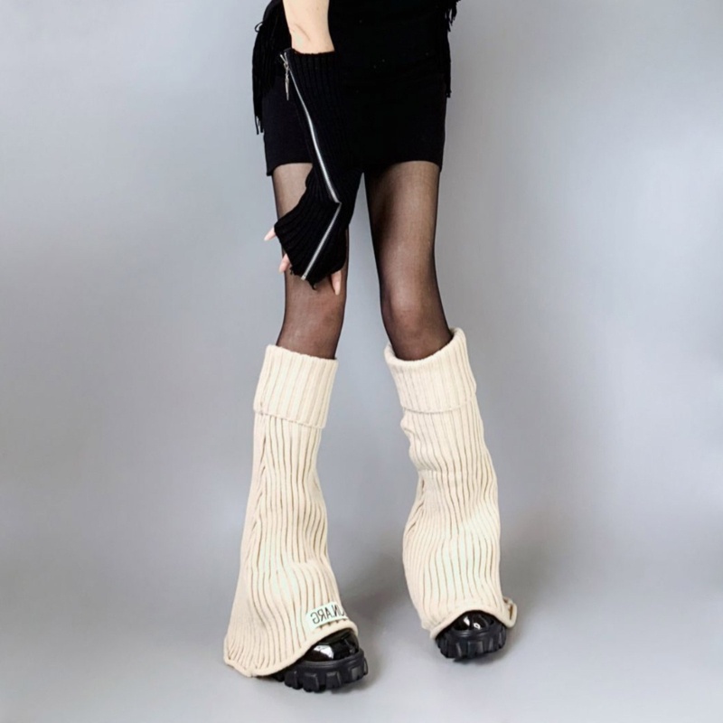 Vớ Dệt Kim In Chữ Phong Cách Gothic Punk Vintage Thời Trang Mùa Thu Cho Nữ xiangbao xiangbao