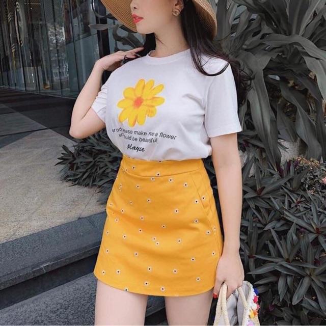 BST Áo hoa cúc vàng ngực CH12 siêu đẹp