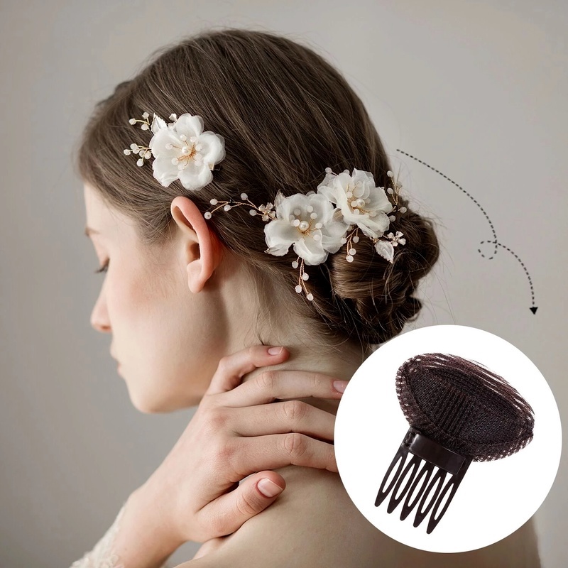 Lược Cài Tóc Phồng Vô Hình Tạo Kiểu Tóc Bồng Bềnh