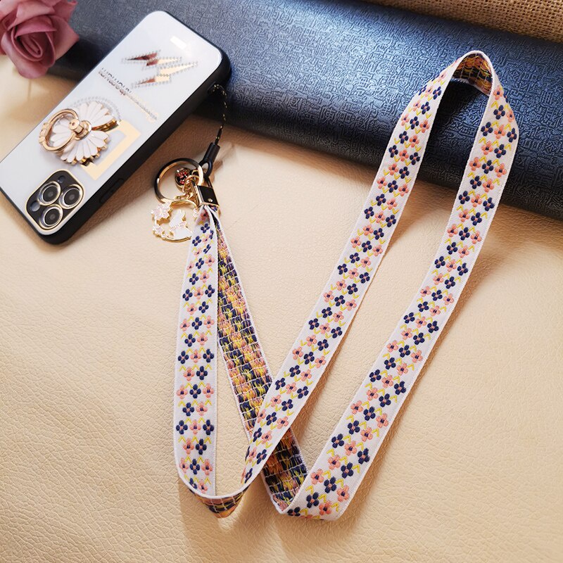 Dây Đeo Cổ ThờI Trang Thêu HìNh Cho ĐiệN ThoạI Di ĐộNg