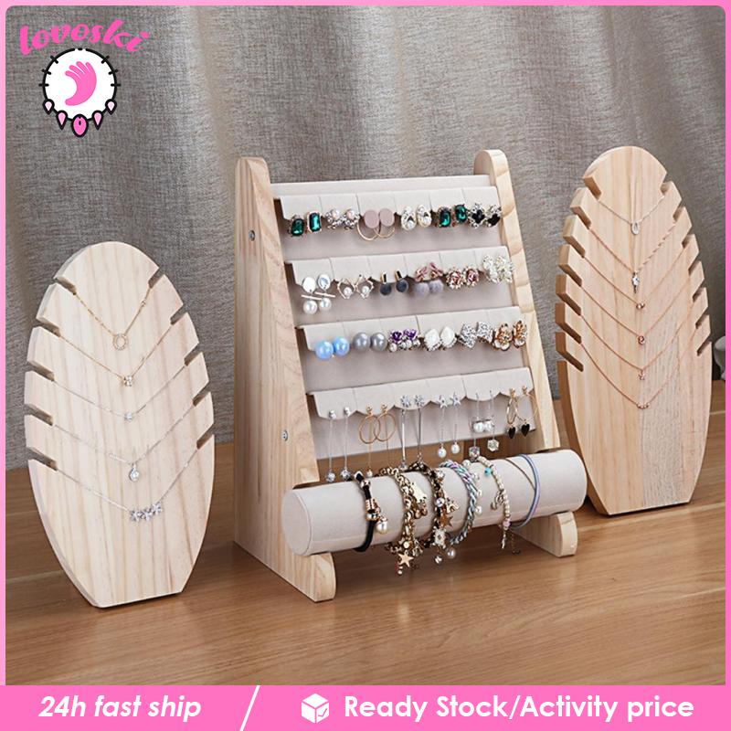 Giá Đỡ Trưng Bày Trang Sức Bằng Gỗ Tự Nhiên