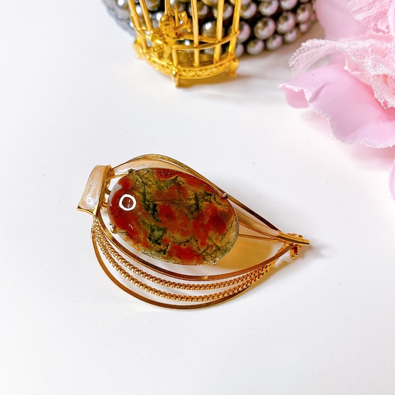CÀI ÁO ĐÁ SECONDHAND BOU JEWELRY VINTAGE