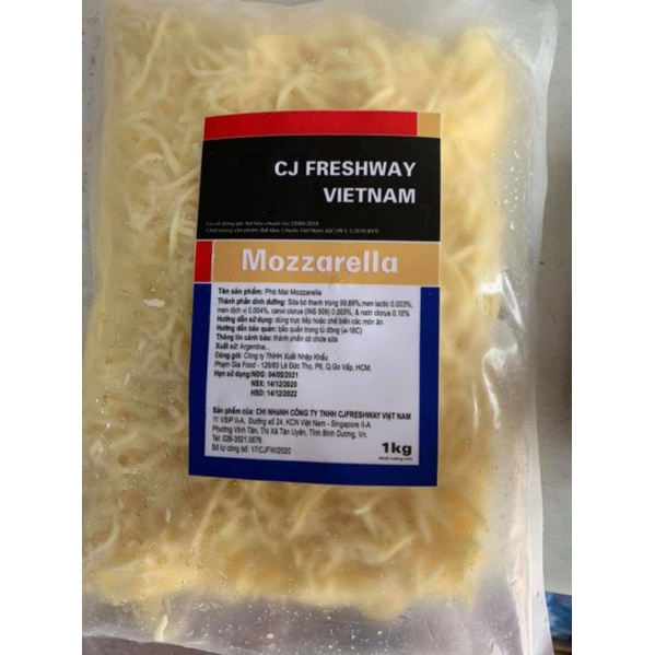 Phô Mai Mozzarella Bào Sợi