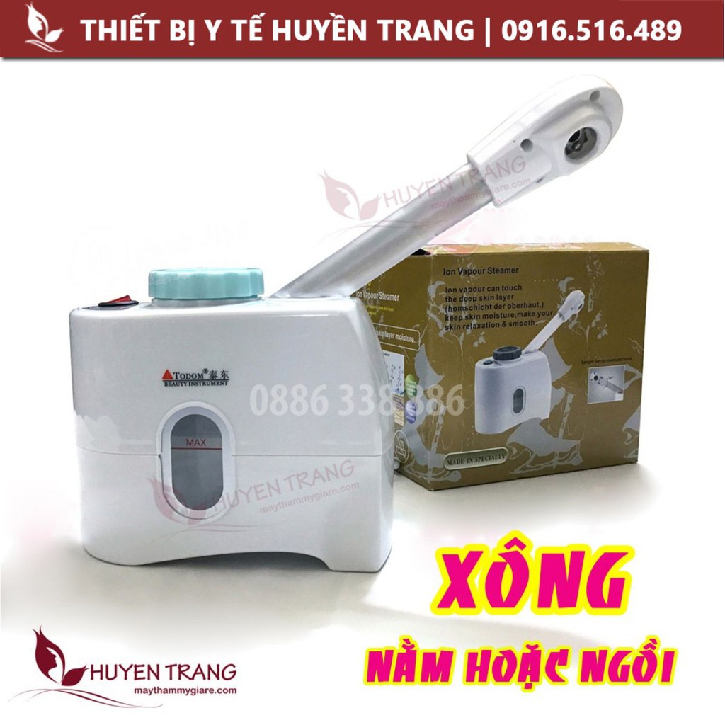 Máy xông hơi mặt mini TODOM DT88 (DT33) dùng cá nhân tại nhà hoặc spa di động