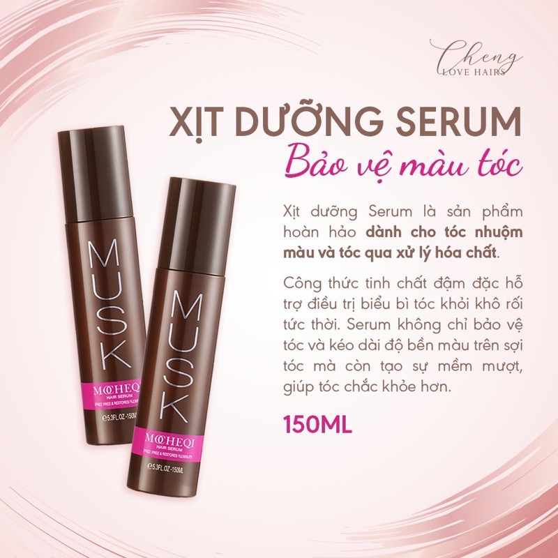 Xịt dưỡng Serum bảo vệ màu tóc Chenglovehairs, Chengloveshair