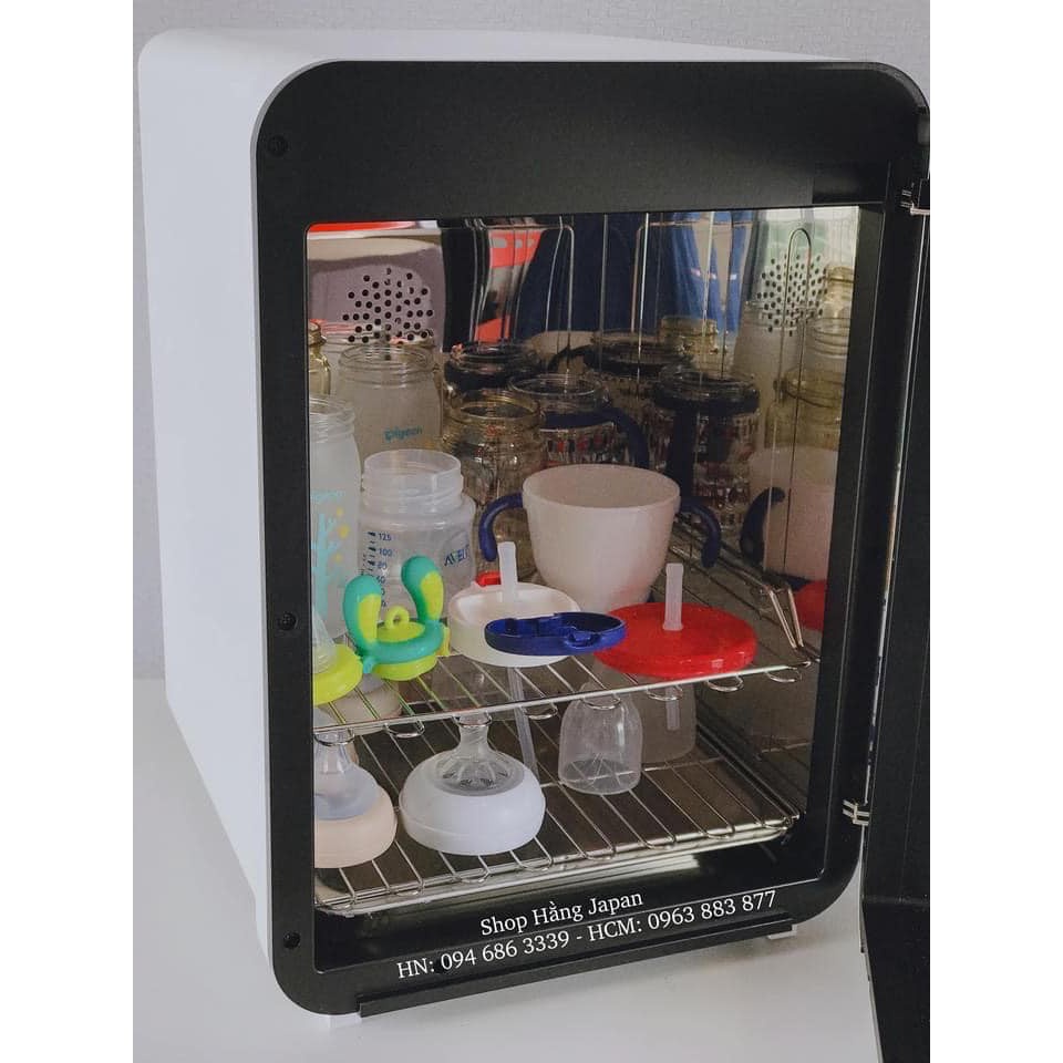 Máy tiệt trùng sấy khô bình sữa UV Haenim 4 Premium - Diệt khuẩn tối ưu, 9 bóng LED hiện đại, BH 3 NĂM