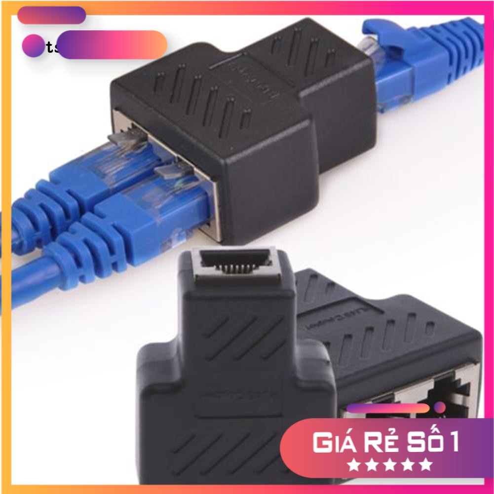 Bộ nối chia mạng LAN từ 1 ra 2 cổng chuyên dụng cho RJ45 Hà Nội Store