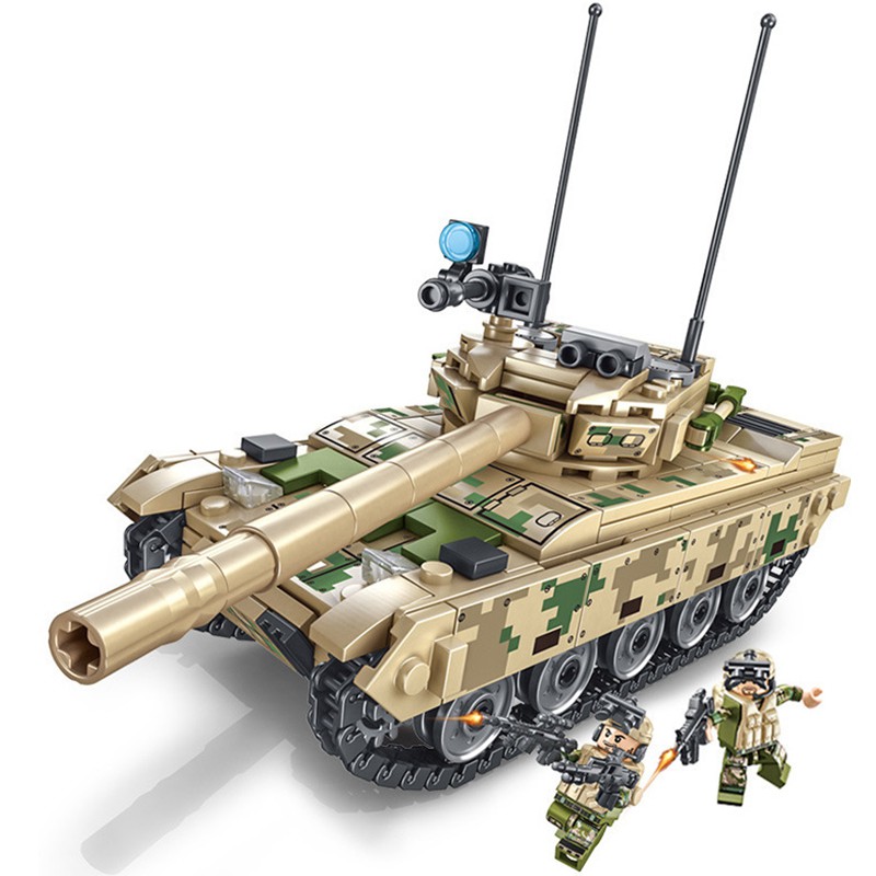 Lego Xe Tăng - Đồ Chơi Lego Minecraft Lắp Ghép Super Tank Chiến Đấu - 442+ Chi Tiết - PiBo