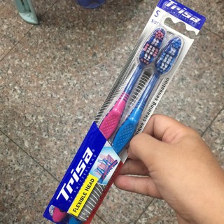 Bộ 2 bàn chải đánh răng Trisa [Chính hãng]