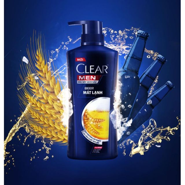 Dầu gội clear men beer  sạch gàu( combo 2 chai)