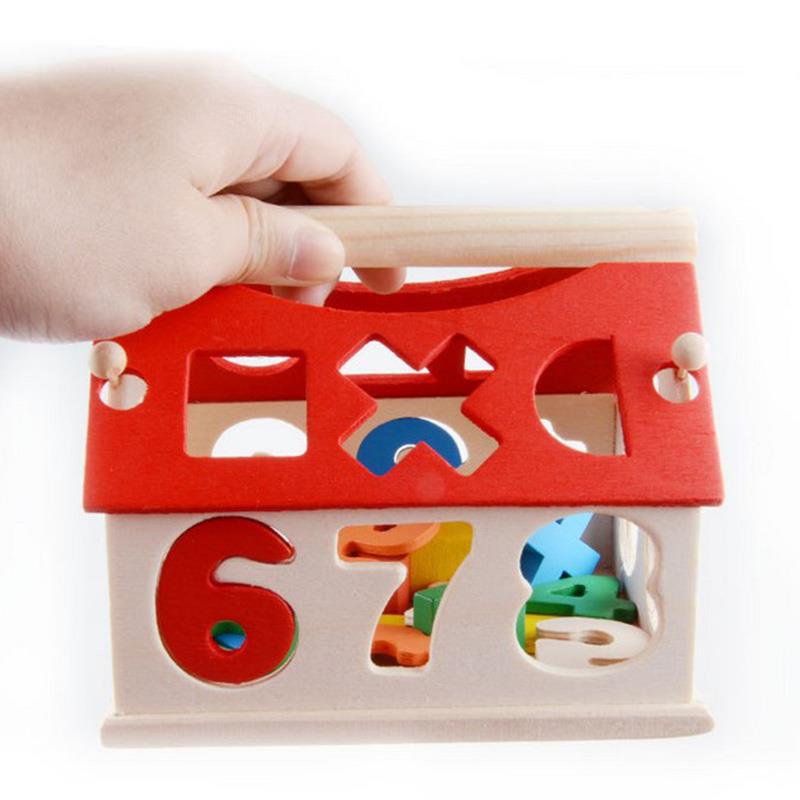[huite]Kids Children Toys Digital Number House Building Blocks Educational Learning Intellectual Toys for Children Baby