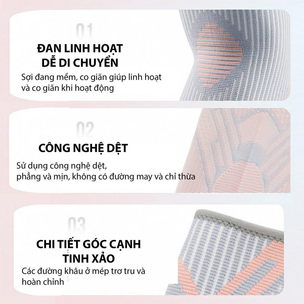 Băng gối bóng đá, bóng chuyền vải dệt kim 3D thoáng khí Aolikes 7718
