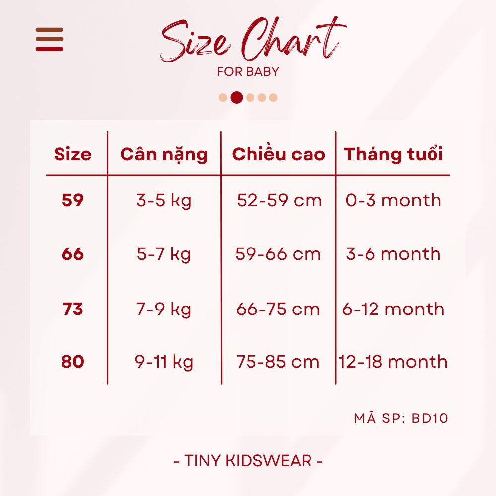 Body Chip Cộc Tay Vải Cotton Thông Hơi Thoáng Mát Cho Bé Từ Sơ Sinh - 18 tháng (3kg-11kg) [BD10]