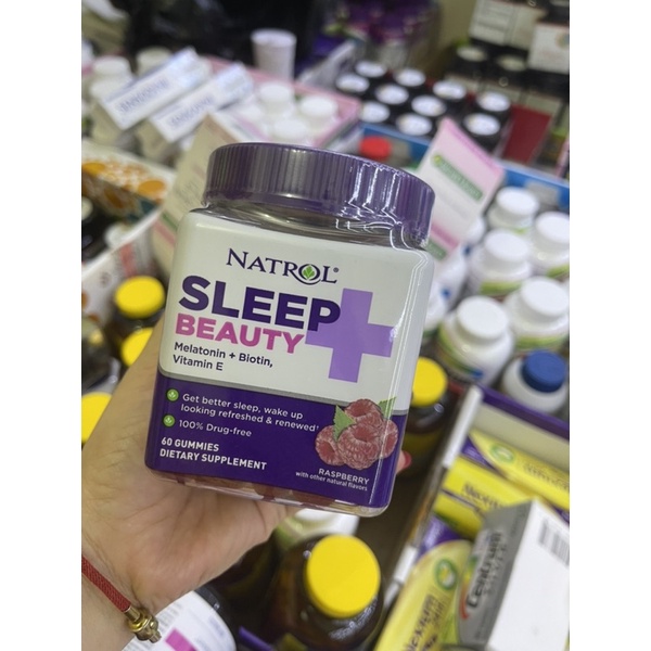 Kẹo đẹp da ngủ ngon Natrol sleep beauty melatonin