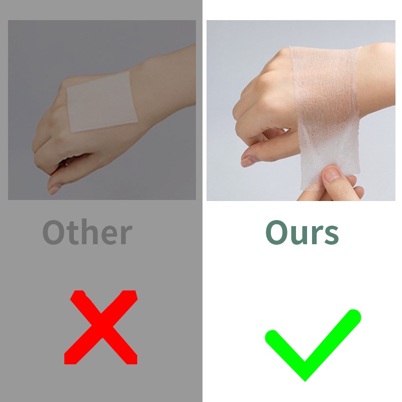 Túi 200 khăn giấy PFFEE chất cotton lau mặt sạch sẽ tiện dụng