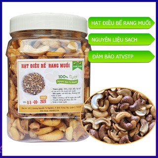 Hạt điều bể vỏ lụa rang muối 500g - hạt điều rang muối bình phước