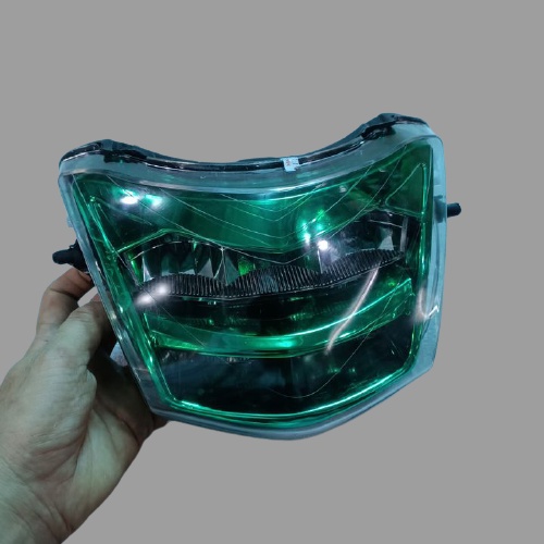 Đèn pha 2 tầng màu Xanh lá siêu ấn tượng cho dòng xe Wave - SPA-DG