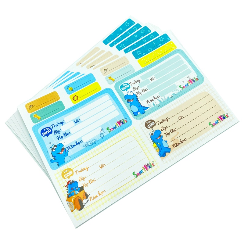 Nhãn Vở Smart Kid Dino LB03