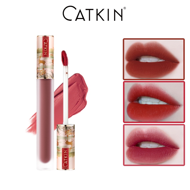 Son lì Catkin kháng nước lâu trôi 10 màu tùy chọn 1.8g