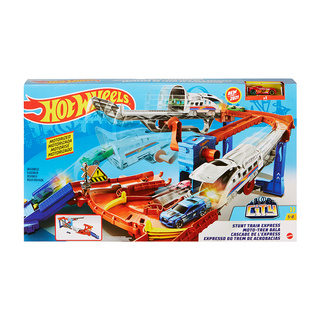 Bộ Đồ Chơi HOT WHEELS Xe Lửa Siêu Tốc GRW38