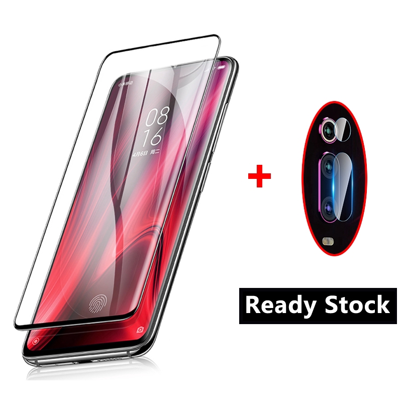 Xiaomi Redmi K20 Pro Tempered Glass Screen Protector For Xiaomi RedmiK20Pro 9H Full Glue Screen Protector &amp; Camera Lens Glass Protector