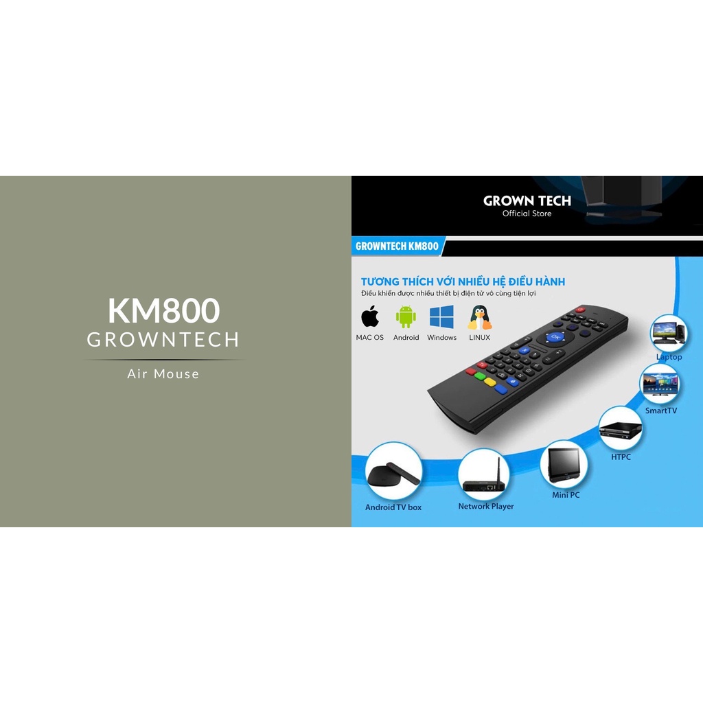 Bàn phím chuột bay KM800 có giọng nói voice phím không dây MX3 |AIR MOUSE KM800