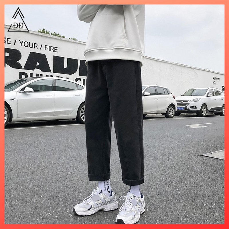Quần jean baggy nam đen D902 shop Địch Địch chuyên quần nam ống rộng