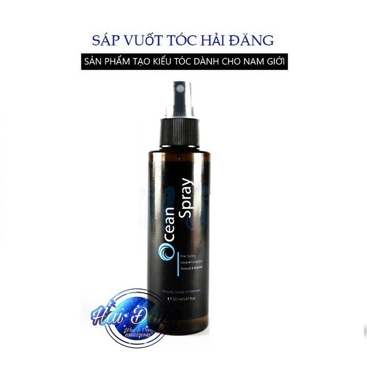 [CHÍNH HÃNG-TẶNG LƯỢC] COMBO Sáp vuốt tóc Original Clay + Xịt tạo phồng Ocean Spray 120ml