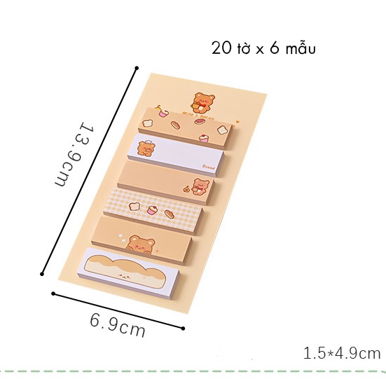 Giấy Nhớ Sticky Note Book Mark Mini