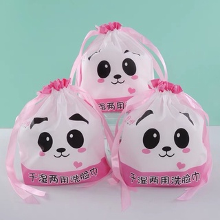 Khăn giấy lau mặt dùng 1 lần - Chất mềm mịn, không đổ lông