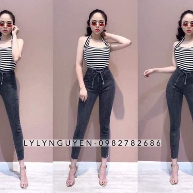 Quần jean chất cotton co giãn 4 chiều