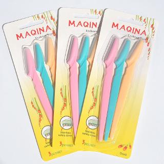 Bộ 3 dao cạo lông mày / máy tỉa lông mày / dao cạo lông mày / máy tỉa lông mày làm đẹp tiện dụng xin888