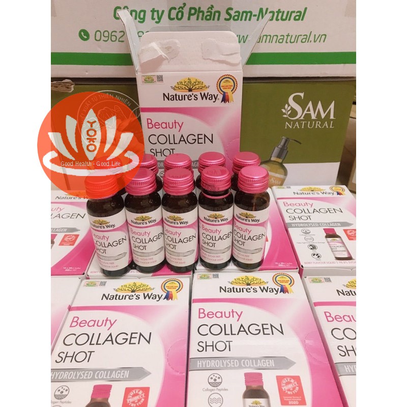 [Đã Dùng Là Thích Mê] Collagen Dạng Nước Natures Way Beauty Collagen Shot 10 Pack - Yoko Pharma | BigBuy360 - bigbuy360.vn