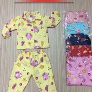 Đồ bộ tay dài pizama bé gái 6-16kg