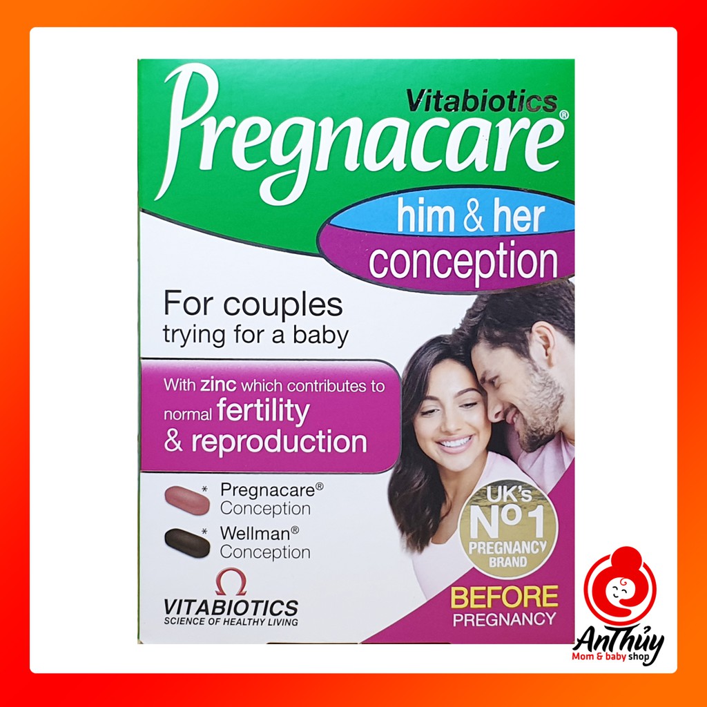 Viên Uống Pregnacare Him & Her Conception Chính Hãng Của Anh