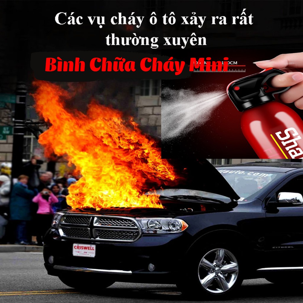 Bình Cứu Hỏa Ô Tô, Bình Chữa Cháy Mini Để Xe Hơi LEON OFFICIAL