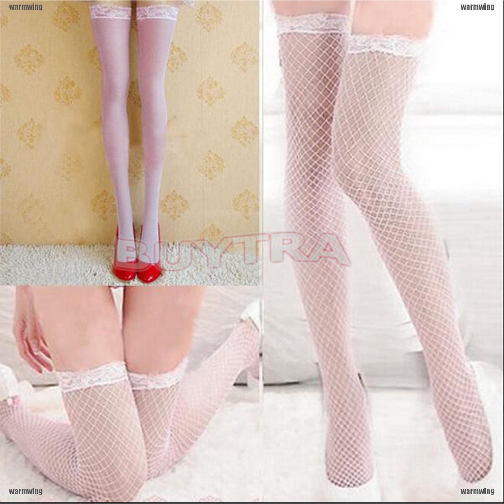 Vớ Lưới Xuyên Thấu Cao Qua Gối Phong Cách Quyến Rũ Dành Cho Nữ