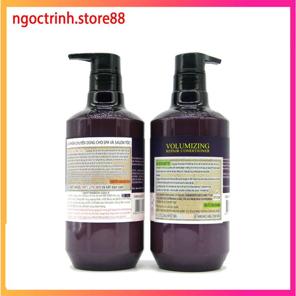 Dầu gội collagen phục hồi tóc hư tổn khô sơ kiềm dầu sạch gàu,hương nước hoa cặp gội xả LUSSTALY VITAMIN E 500ml – 800ml | BigBuy360 - bigbuy360.vn
